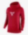 Low Resolution Chicago Bulls Club Fleece 2023/24 City Edition Nike NBA-hoodie met trechterhals voor dames