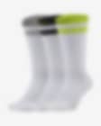Low Resolution Nike Everyday Plus Cushioned Training Crew Socks (3 Pairs)