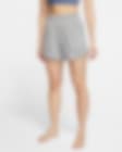 nike yoga women's ribbed shorts