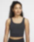 Low Resolution Nike Yoga Luxe Infinalon-croptop til kvinder