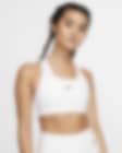 Low Resolution Nike Swoosh közepes tartást adó női sportmelltartó egyrészes betéttel