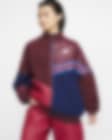 Nike Sherpa Track Jacket Womens Small White Sportswear Sports Pack  BV3040-115