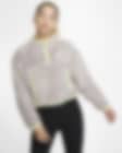 nike women's sherpa training top
