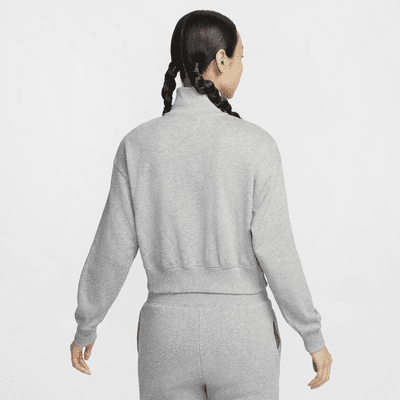 Nike Sportswear Phoenix Fleece Women's 1/4-Zip Cropped French Terry Sweatshirt