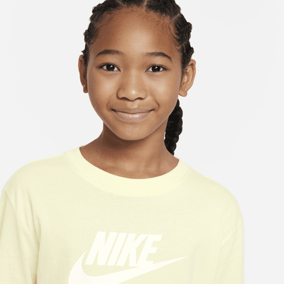 Playera de manga larga para niña talla grande Nike Sportswear