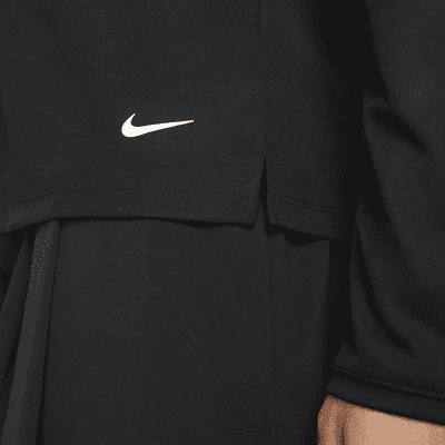 Dámská golfová polokošile s dlouhým rukávem Nike Dri-FIT Victory