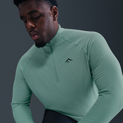 Playera de capa intermedia Dri-FIT de medio cierre para hombre Nike Trail