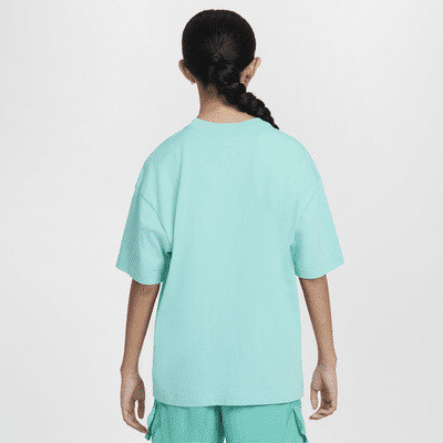 Playera oversized para niña talla grande Nike Sportswear