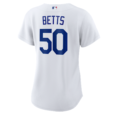 Mookie Betts Los Angeles Dodgers 2025 World Series Participant Women's Nike MLB Replica Jersey