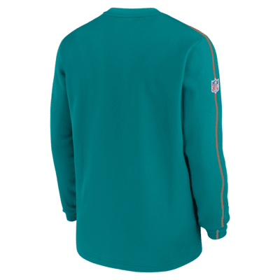 Miami Dolphins Logo Coach Men’s Nike NFL Long-Sleeve Top