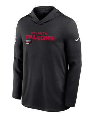 Мужские  Atlanta Falcons Pure Fury Sideline Nike Dri-FIT NFL Long-Sleeve Hooded Top