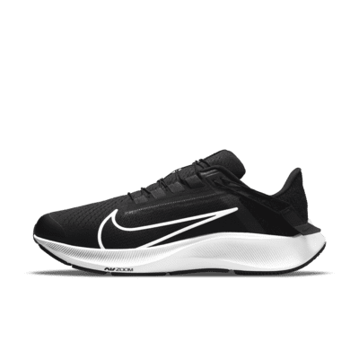 Nike Air Zoom Pegasus 38 FlyEase Easy On/Off Road Running Shoes (Extra Wide).
