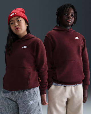Детское худи Nike Sportswear Club Fleece Big Kids' Pullover Hoodie (Extended Size)
