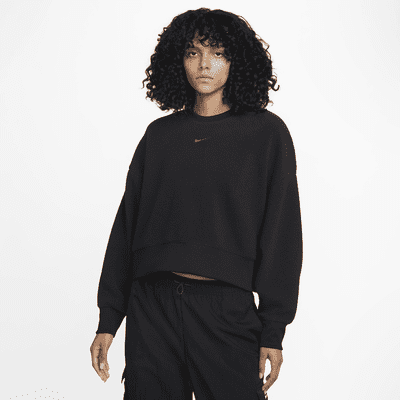 Nike Sportswear Plush Women's Oversized Crew-Neck Mod Crop Sweatshirt