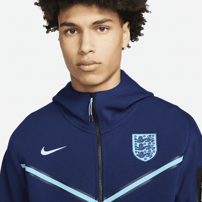 England Men's Nike Full-Zip Tech Fleece Hoodie. Nike SA