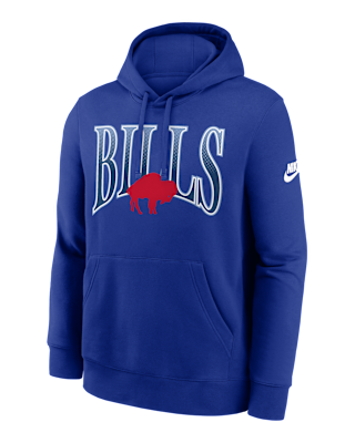 Мужское худи Buffalo Bills Rewind Club Nike NFL Pullover Hoodie