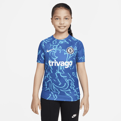 Pompeya personalizado gobierno Chelsea FC Camiseta de fútbol para antes del partido Nike Dri-FIT - Niño/a.  Nike ES