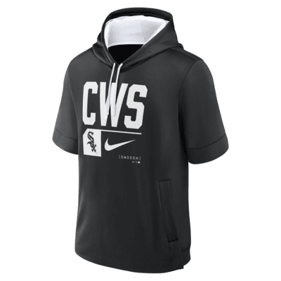 Chicago White Sox Tri Code Lockup Men's Nike MLB Short-Sleeve Pullover Hoodie