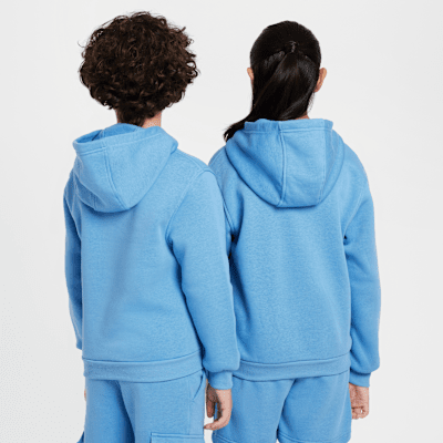 Nike Sportswear Club Fleece belebújós, kapucnis pulóver nagyobb gyerekeknek