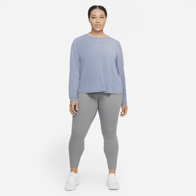 Nike Dri-FIT UV One Luxe Women's Standard Fit Long-Sleeve Top (Plus Size)