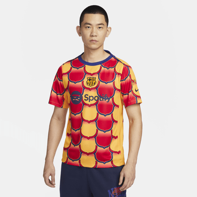 FC バルセロナ アカデミー プロ SE メンズ ナイキ Dri-FIT サッカー プレマッチ トップ