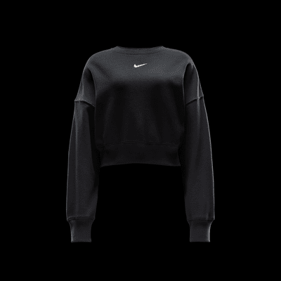 Dámská volnější mikina Nike Sportswear Phoenix Fleece s kulatým výstřihem