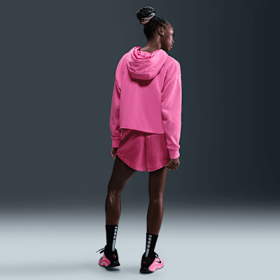 Sweat à capuche de basket court oversize A'ja Wilson pour femme