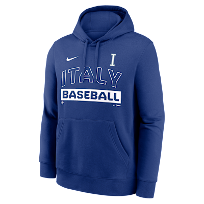 Italy National Baseball Team 2026 World Baseball Classic Club Men's Nike Pullover Hoodie