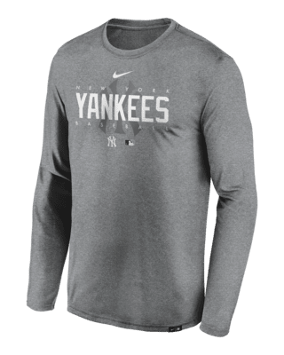 Nike / Men's New York Yankees White Large Logo Legend Dri-FIT T-Shirt