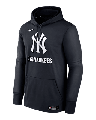 Мужское худи New York Yankees Authentic Collection Nike Therma MLB Pullover Hoodie