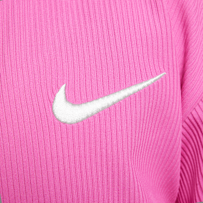 Nike Game, Swoosh, Match! Little Kids' Quarter-Zip Ribbed Top and Leggings Set