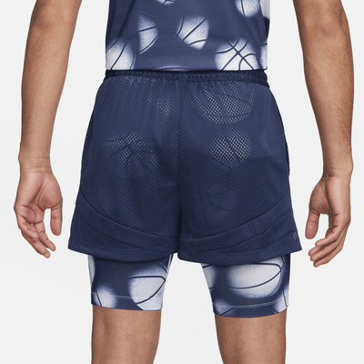 Shorts de básquetbol Dri-FIT de 10 cm 2 en 1 para hombre Ja