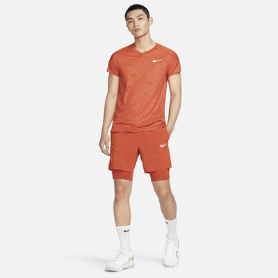 กางเกงเทนนิสขาสั้นผู้ชาย Dri-FIT NikeCourt Slam