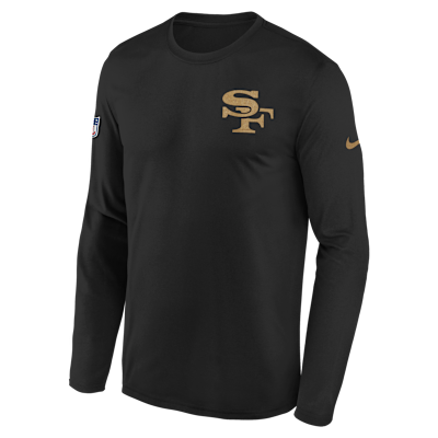 San Francisco 49ers Rivalry Sideline Legend Big Kids' Nike Dri-FIT NFL Long-Sleeve T-Shirt