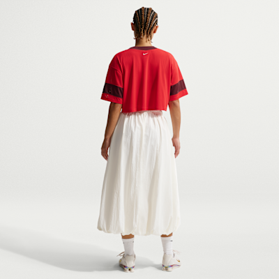 Jersey oversized cropped para mujer Nike Sportswear