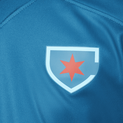 Chicago Red Stars 2024 Stadium Secondary Big Kids' Nike Dri-FIT NWSL Replica Jersey