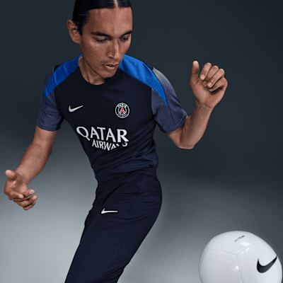 パリ サンジェルマン (PSG) ストライク メンズ ナイキ Dri-FIT サッカー ショートスリーブ トップ