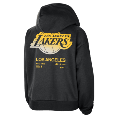 Sudadera con gorro sin cierre Nike Dri-FIT de la NBA para mujer Los Angeles Lakers Standard Issue