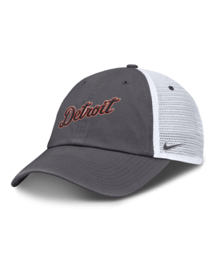 Мужские  Detroit Tigers Wordmark Club Nike MLB Trucker Adjustable Hat