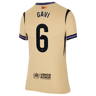 Jersey de fútbol Nike Dri-FIT del Barcelona visitante 2025/26 Stadium Gavi para mujer