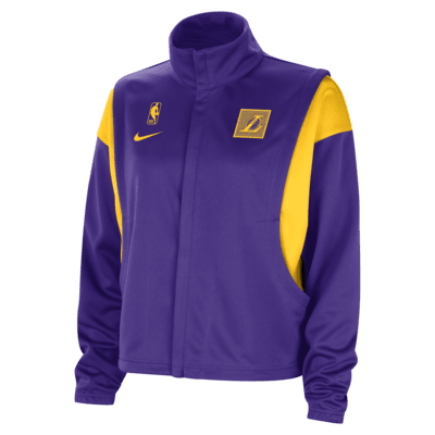 Los Angeles Lakers Retro Fly Women s Nike Dri FIT NBA Jacket. Nike LU