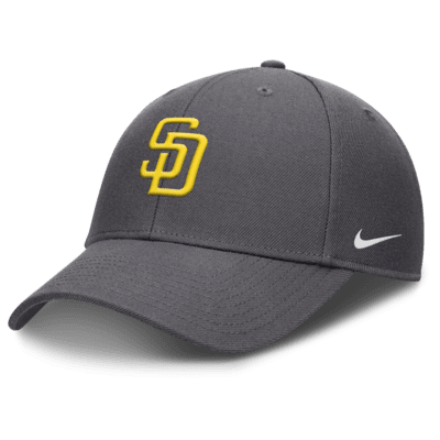 Gorra Nike Dri-FIT de la MLB ajustable para hombre San Diego Padres Club