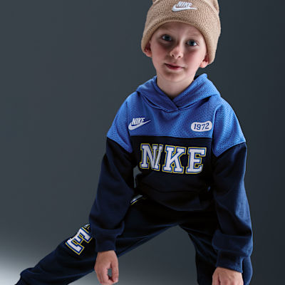 Nike Sportswear Little Kids' P.E. Blocked Pullover Hoodie and Pants Set