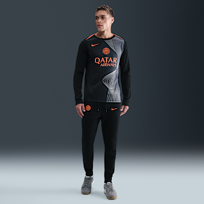 Inter Milan Academy Pro Third Men's Nike Dri-FIT Total90 Football Pre-Match Long-Sleeve Top