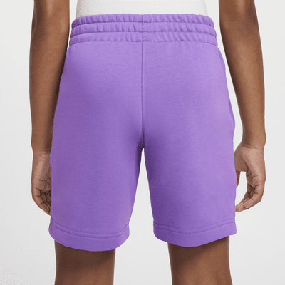 Nike Sportswear Club Fleece Big Kids' French Terry Shorts