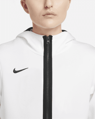 Nike Men's Therma Flex Showtime Zip Basketball Hoodie in White for