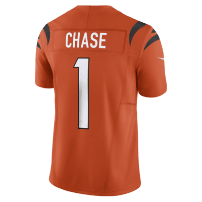 Jersey de fútbol americano Nike Dri-FIT de la NFL Limited para hombre Ja'Marr Chase Cincinnati Bengals