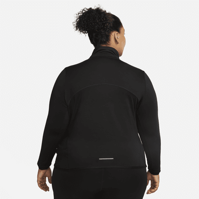 Nike Dri-FIT Swift UV hardlooptop met 1/4-rits voor dames (Plus Size)