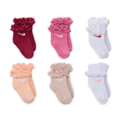 Nike Baby (12–24M)/Toddler Ruffled Socks (6 Pairs)