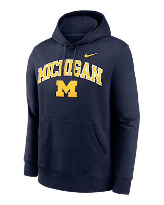 Мужское худи Michigan Arch Nike College Pullover Hoodie